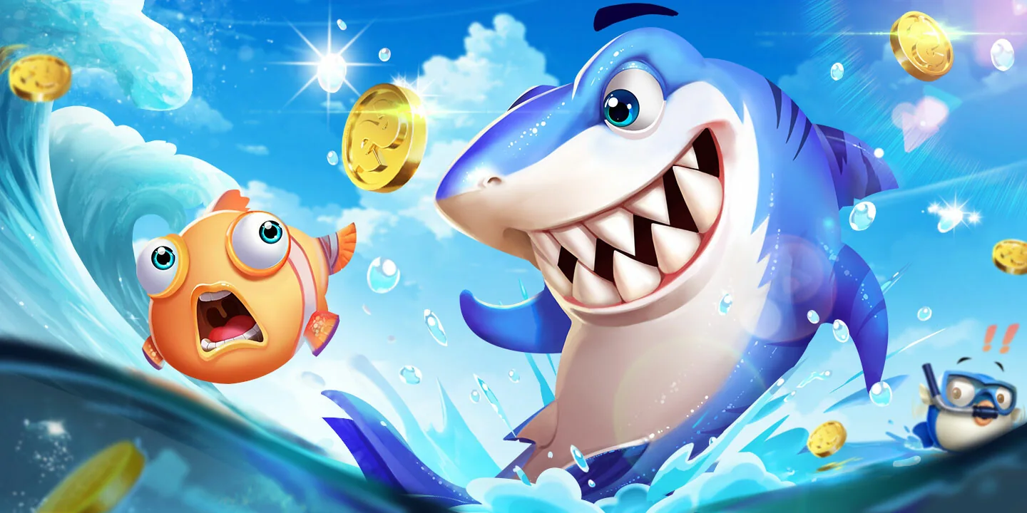 Ilustrasi permainan tembak ikan di lobi MAMI188